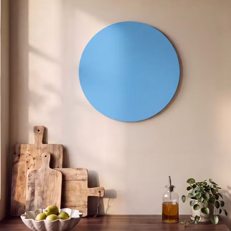 Akoestisch schilderij rond - Sky - Blue - Blauw — 4
