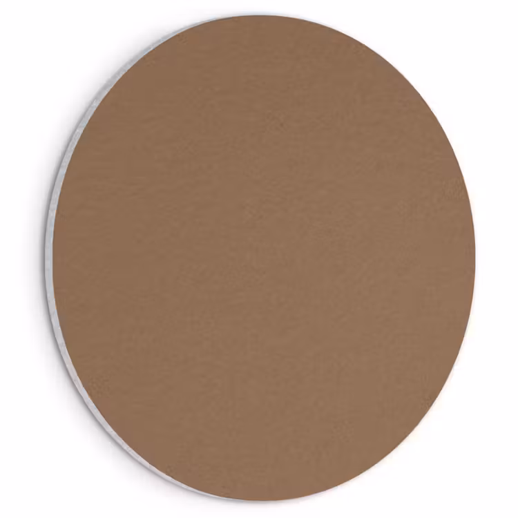 Akoestisch schilderij rond - Soft - Walnut - Bruin — 1