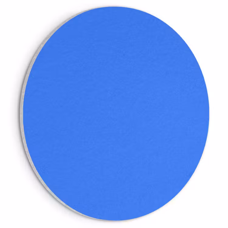 Akoestisch schilderij rond - Vivid - Cobalt - Blauw — 1