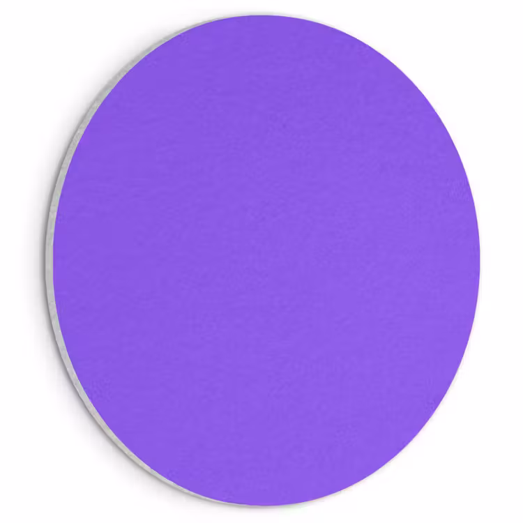 Akoestisch schilderij rond - Vivid - Violet - Paars — 1