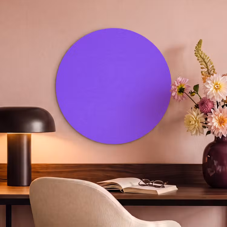 Akoestisch schilderij rond - Vivid - Violet - Paars — 2