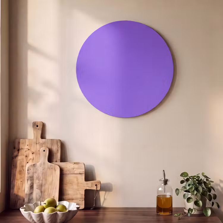 Akoestisch schilderij rond - Vivid - Violet - Paars — 4