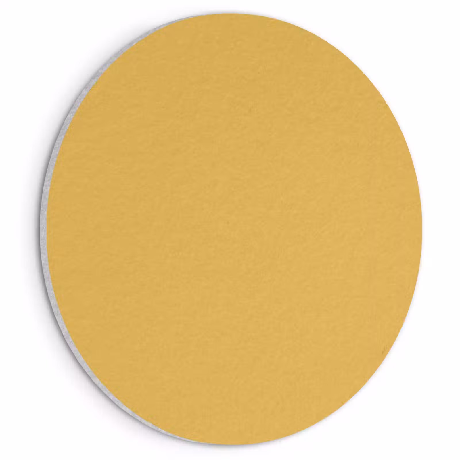 Akoestisch schilderij rond - Joyful - Mustard - Geel — 1