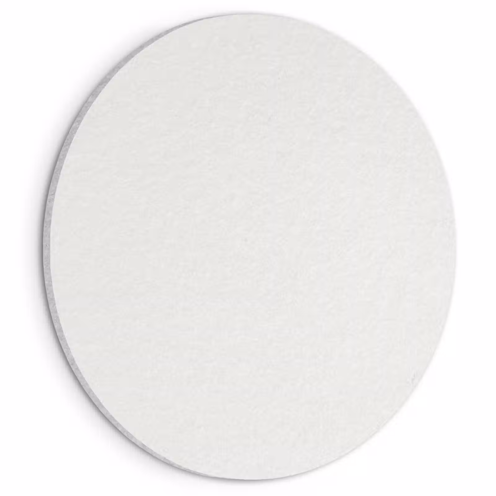 Akoestisch schilderij rond - Pure - Alabaster - Wit — 1