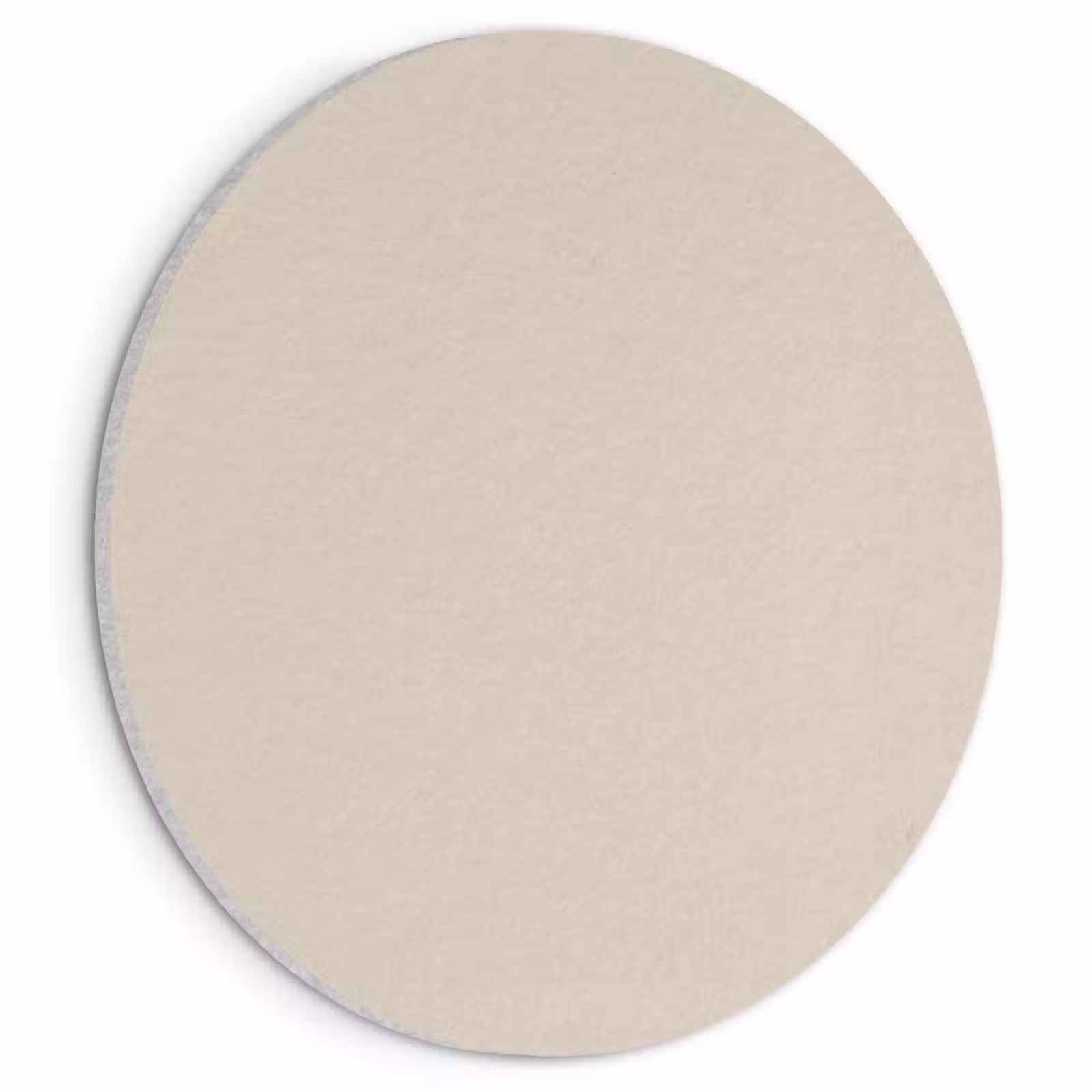 Akoestisch schilderij rond - Raw - Linen - Nude — 1