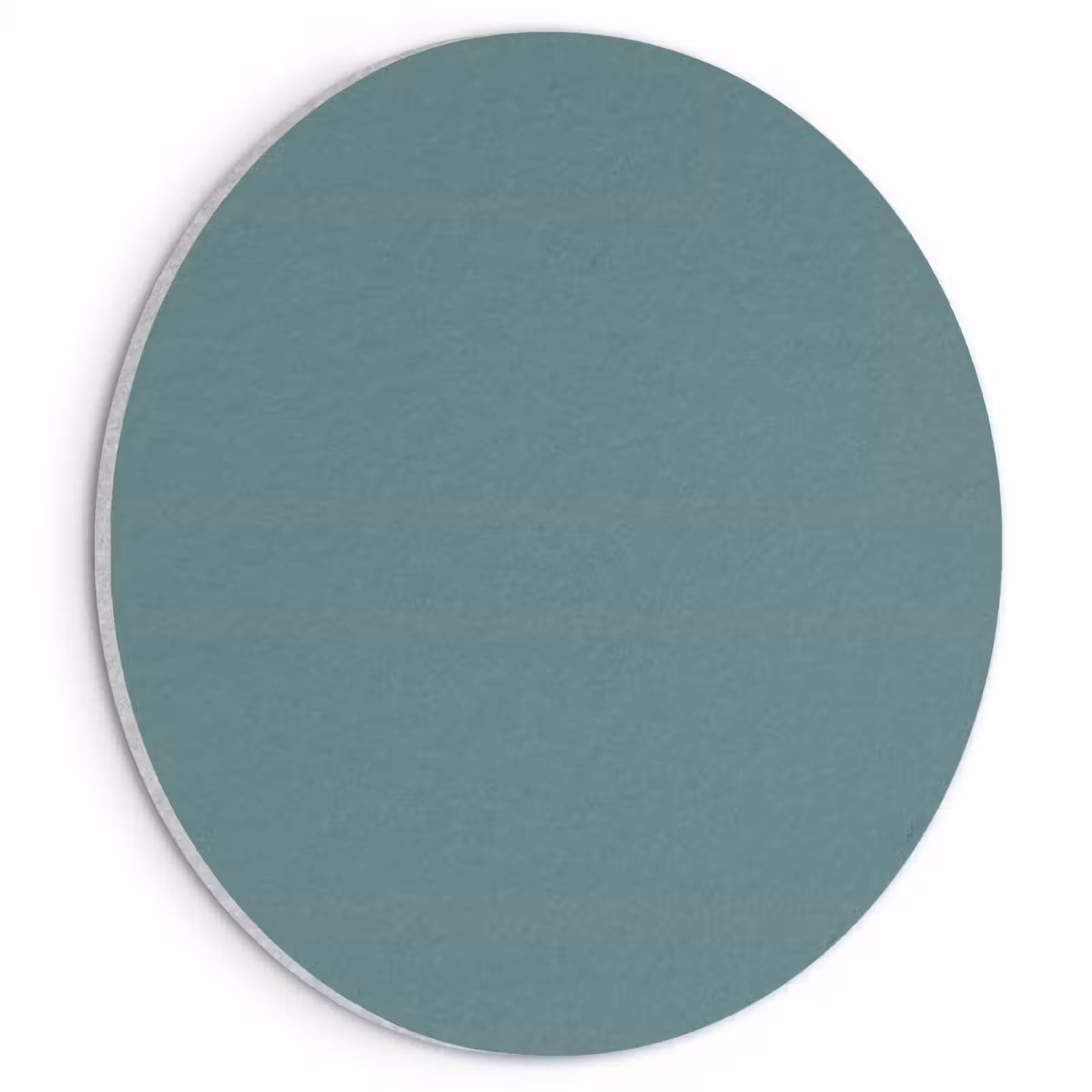 Akoestisch schilderij rond - Serene - Teal - Blauw — 1