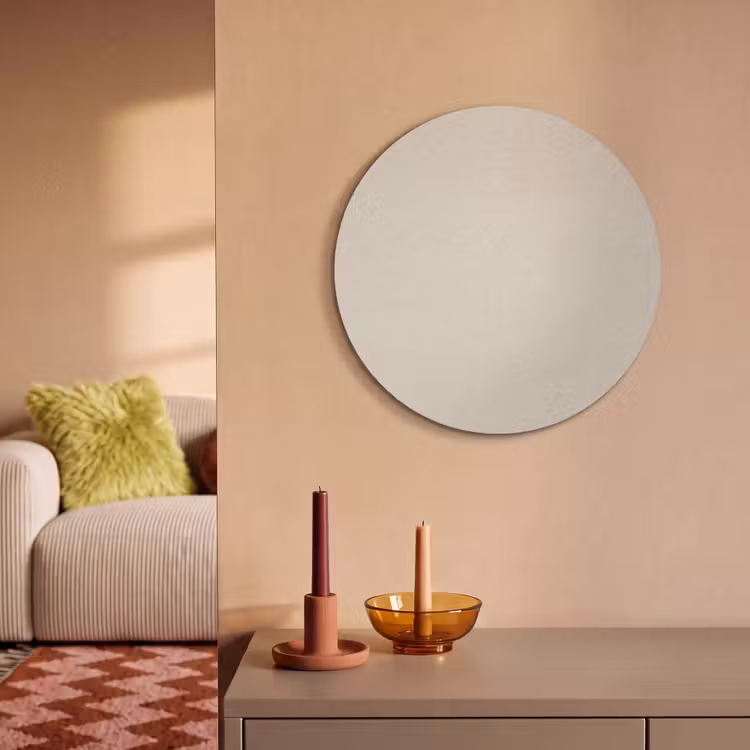 Akoestisch schilderij rond - Fresh - Linen - Nude — 3