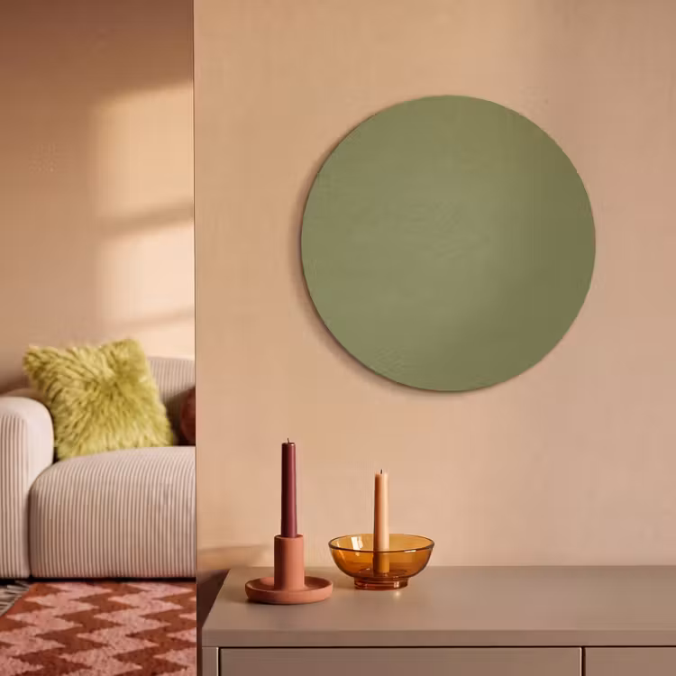 Akoestisch schilderij rond - Herbal - Matcha - Groen — 3