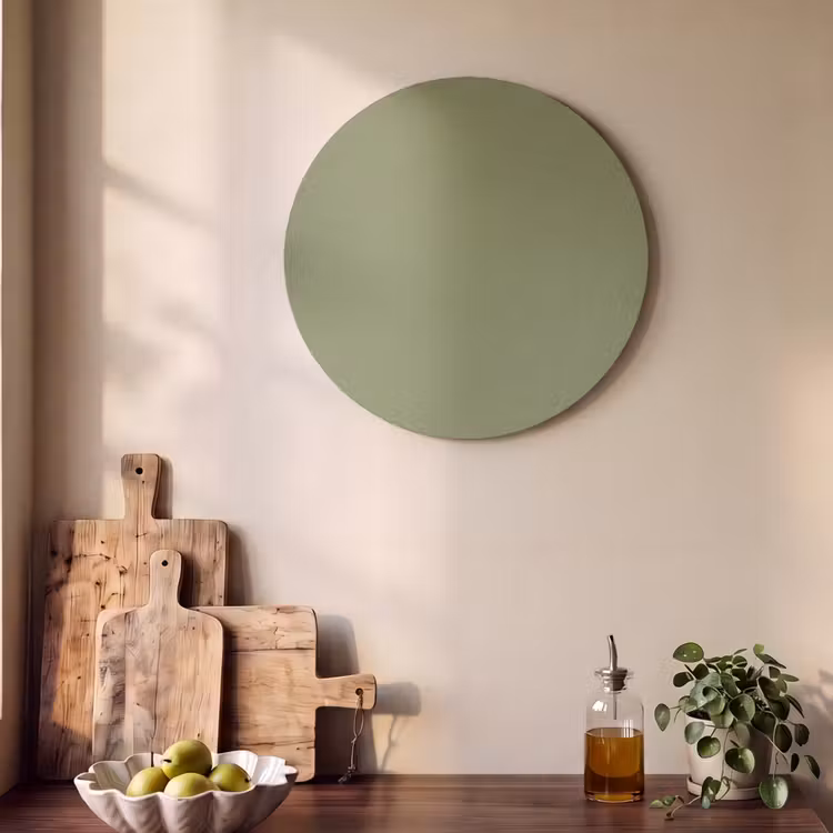 Akoestisch schilderij rond - Herbal - Matcha - Groen — 4