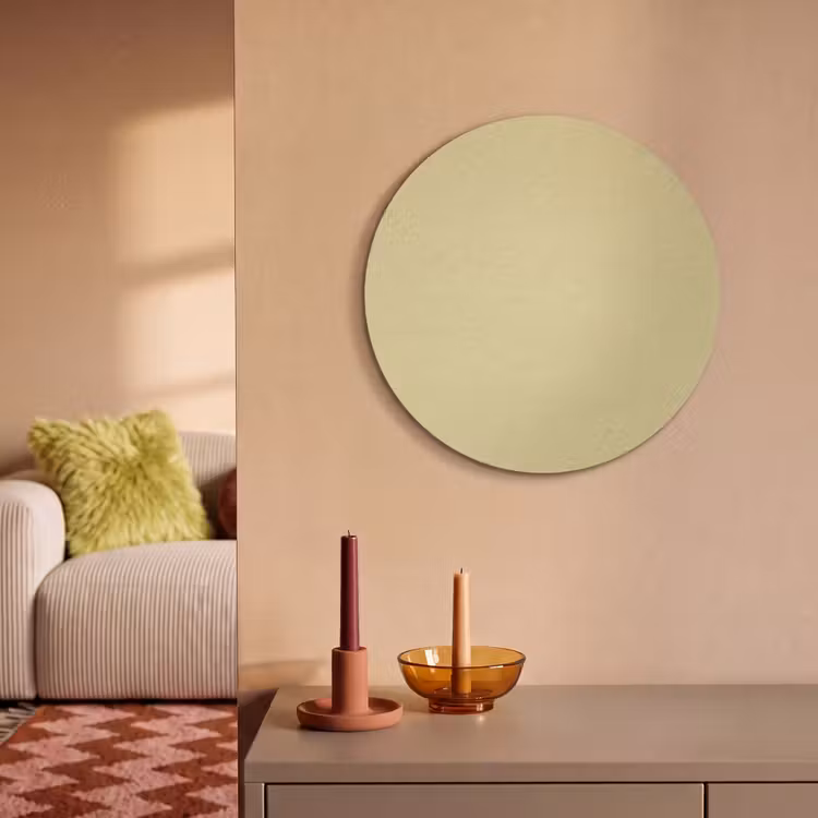 Akoestisch schilderij rond - Mellow - Touch - Geel — 3