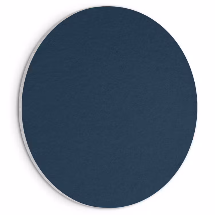 Akoestisch schilderij rond - Midnight - Blue - Blauw — 1