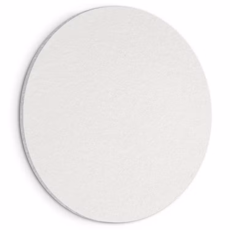 Akoestisch schilderij rond - Pure - Alabaster - Wit — 1