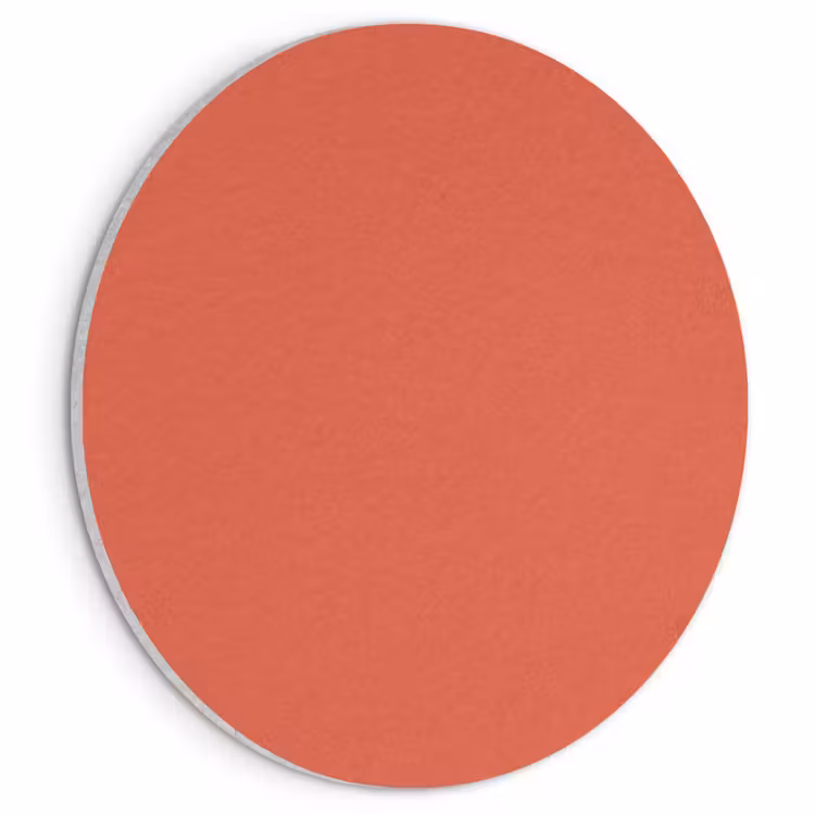 Akoestisch schilderij rond - Rustic - Clay - Oranje — 1