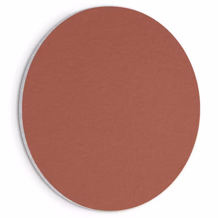 Akoestisch schilderij rond - Rustic - Terracotta - Oranje — 1