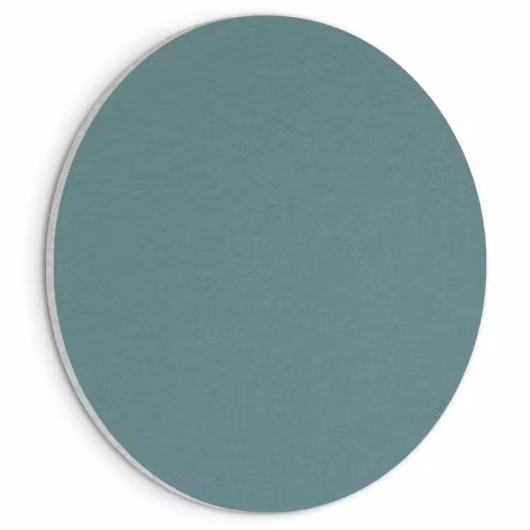 Akoestisch schilderij rond - Serene - Teal - Blauw — 1