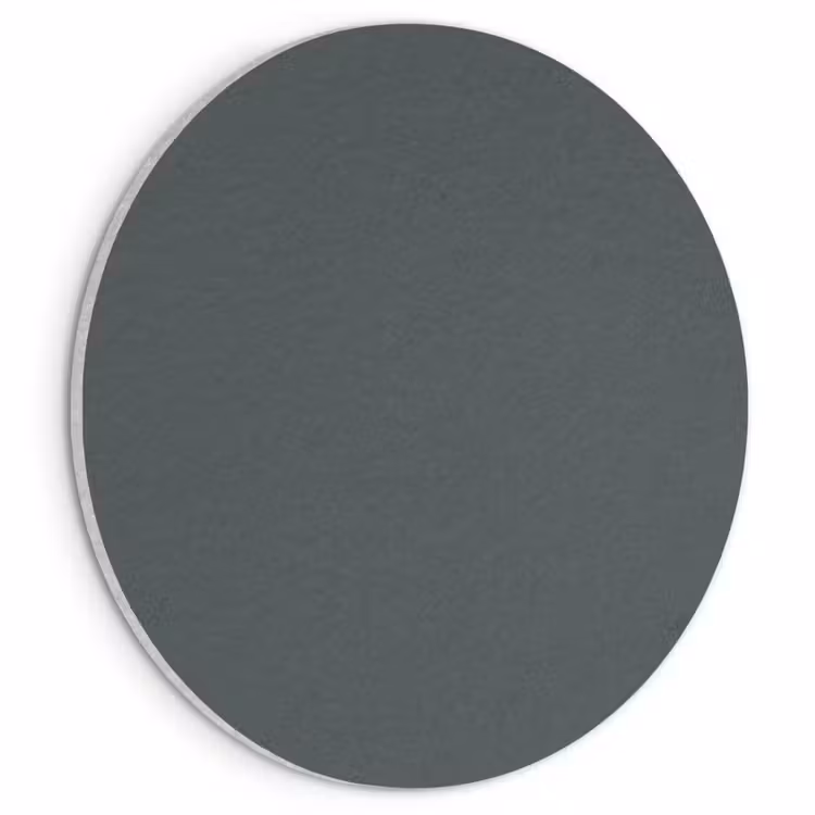 Akoestisch schilderij rond - Slate - Millstone - Grijs — 1