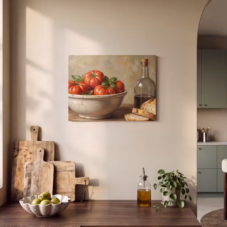 Akoestisch schilderij - Tomaten - Kom - Eten — 3