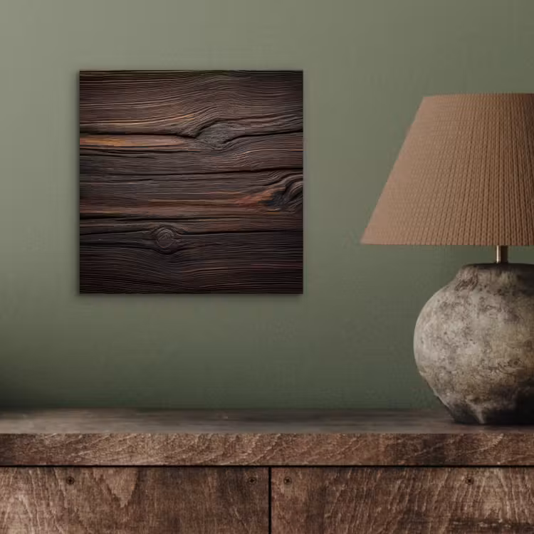 Aluminium schilderij - Hout - Grillige nerven — 3