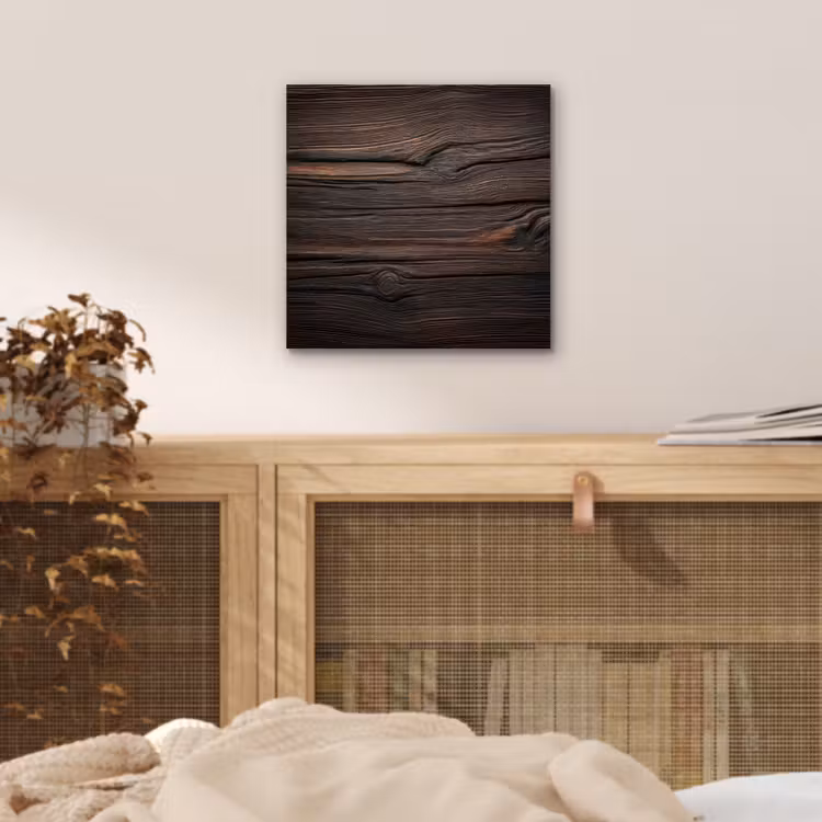 Aluminium schilderij - Hout - Grillige nerven — 4