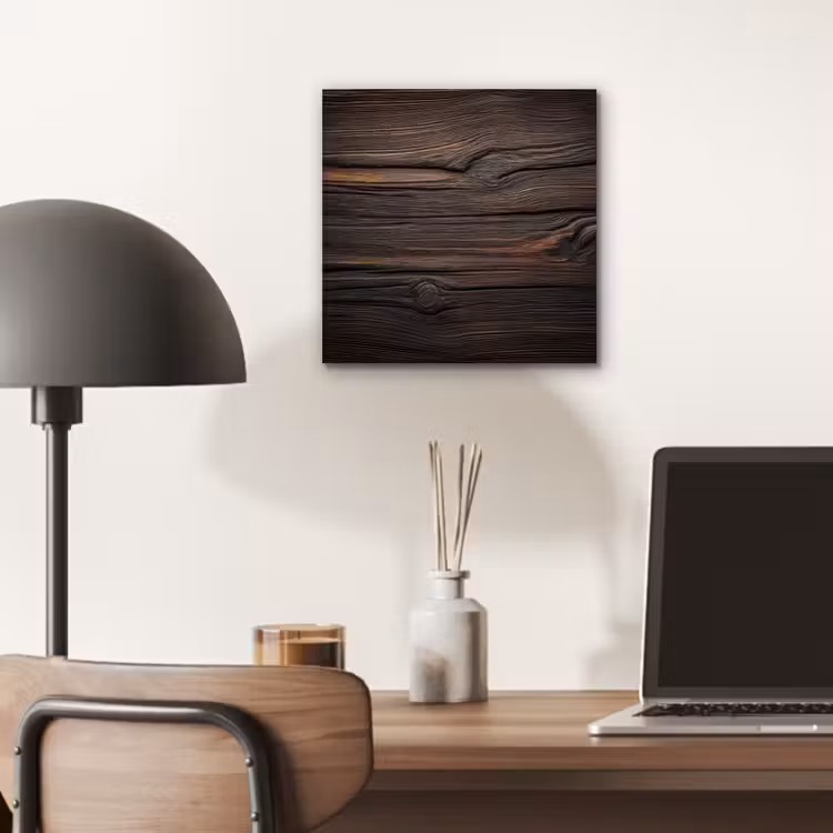 Aluminium schilderij - Hout - Grillige nerven — 6