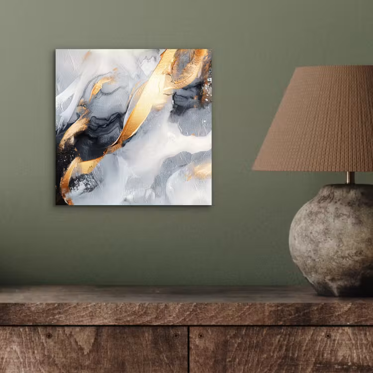 Aluminium schilderij - Kunst - Goud - Luxe - Abstract - Modern — 3