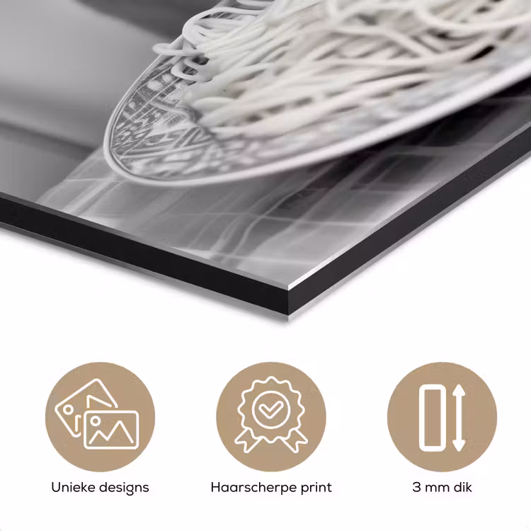 Aluminium schilderij - Kat - Siamees - Zwart Wit - Schattig - Dieren — 7