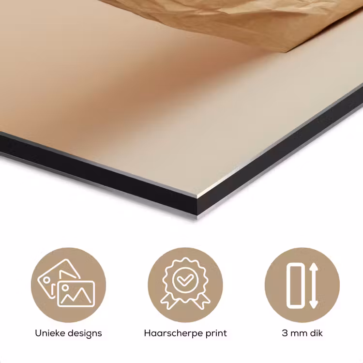 Aluminium schilderij - Baguette - Brood - Stokbrood - Beige — 7