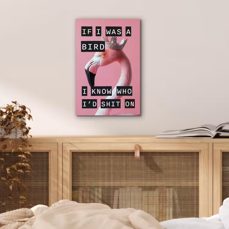 Aluminium schilderij - Flamingo - Roze - Vogel - Decoratie — 4