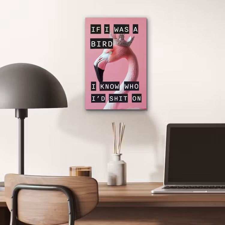 Aluminium schilderij - Flamingo - Roze - Vogel - Decoratie — 6