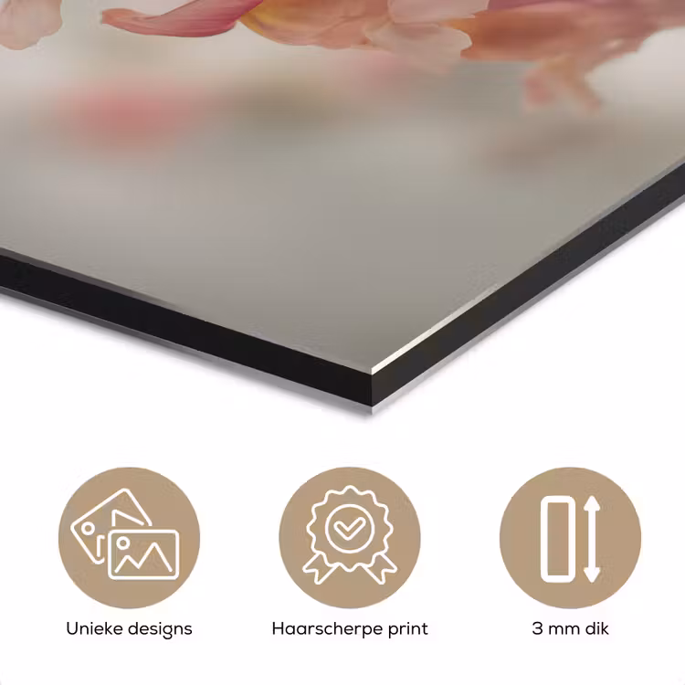 Aluminium schilderij - Bloem - Leeuwenbek - Roze - Stengel — 7