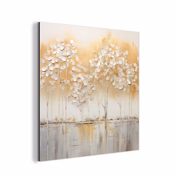 Aluminium schilderij - Bomen - Kunst - Acryl - Natuur — 1