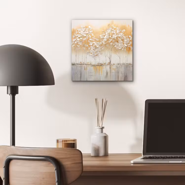 Aluminium schilderij - Bomen - Kunst - Acryl - Natuur — 6