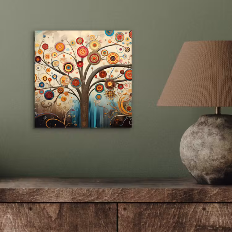 Aluminium schilderij - Boom - Tree of life - Kleur — 3