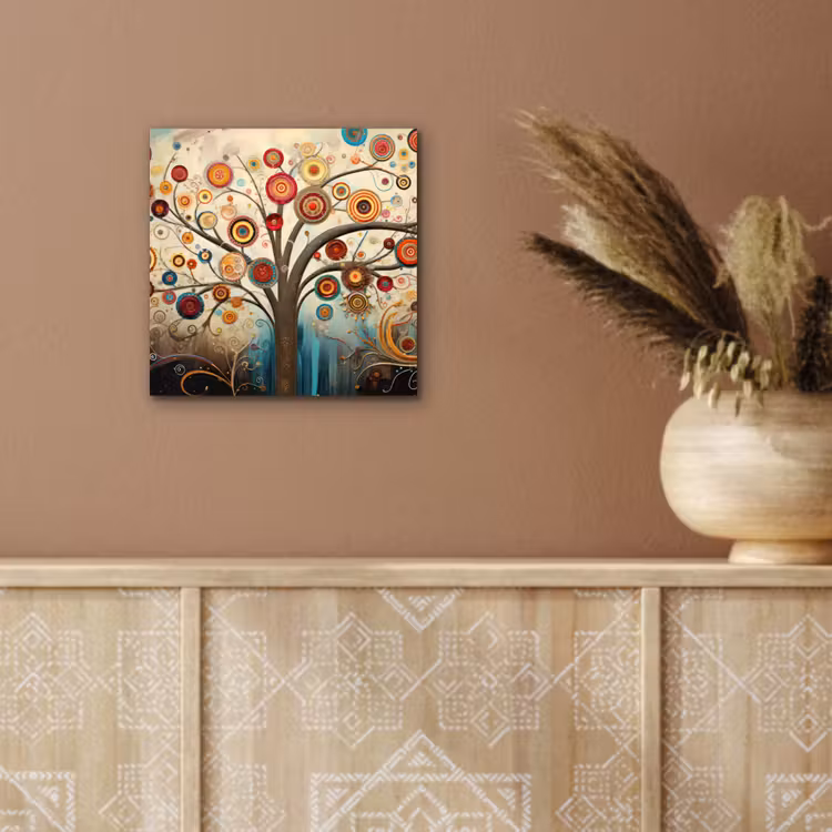 Aluminium schilderij - Boom - Tree of life - Kleur — 5