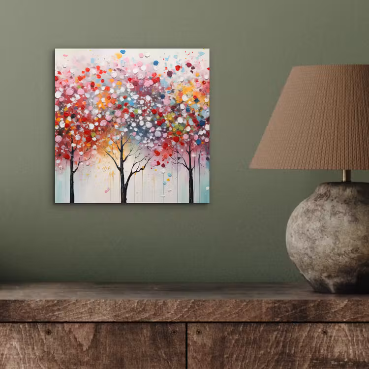 Aluminium schilderij - Kunst - Bomen - Natuur - Acryl — 3