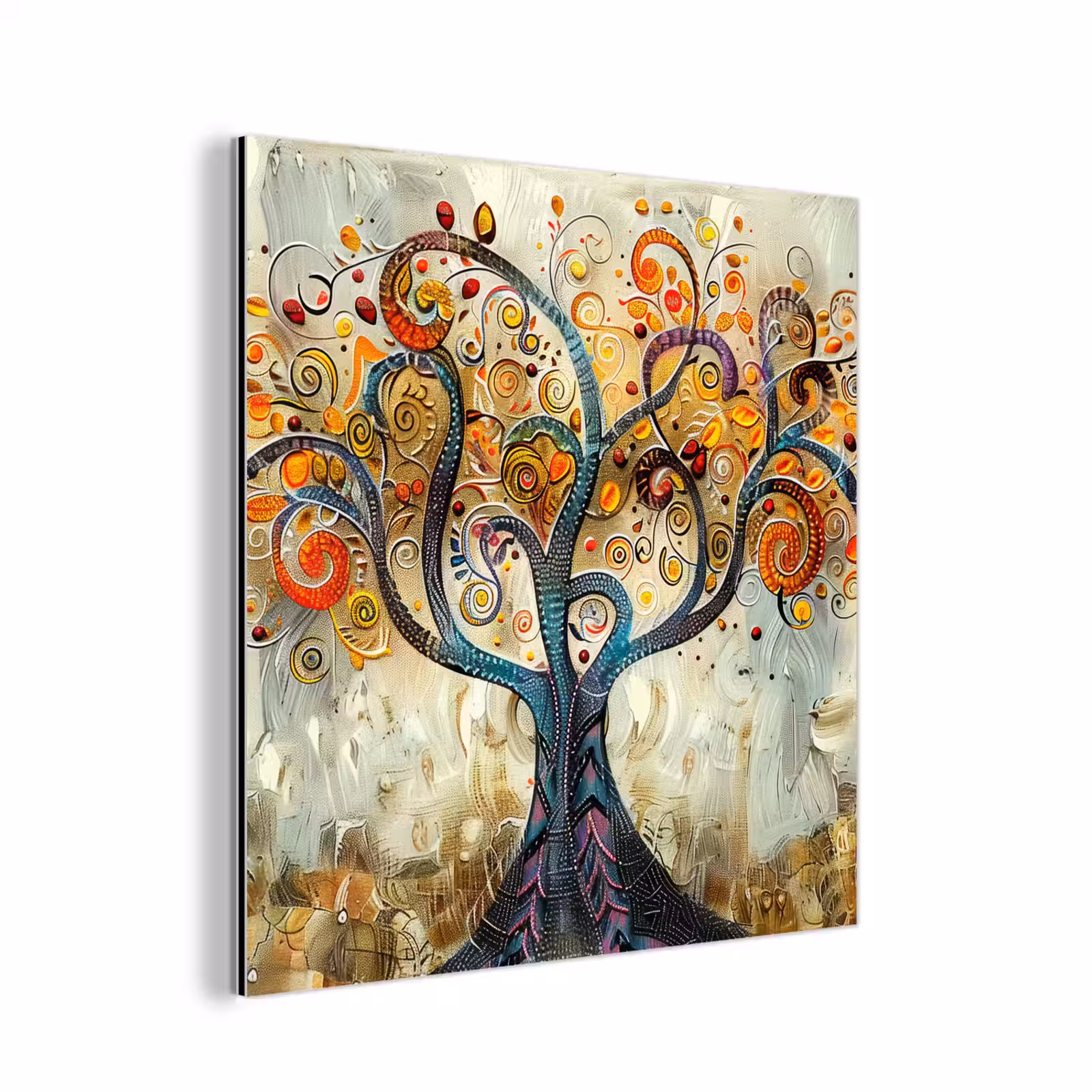 Aluminium schilderij - Kunst - Levensboom - Botanisch - Abstract — 1