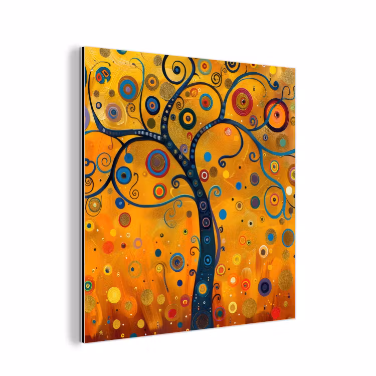 Aluminium schilderij - Abstract - Boom - Levensboom - Modern — 1