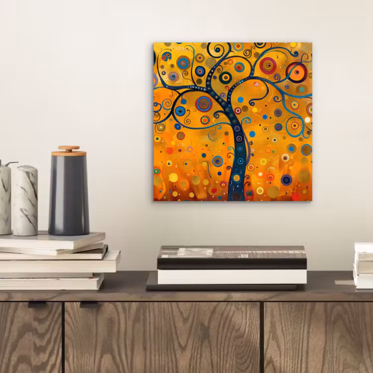 Aluminium schilderij - Abstract - Boom - Levensboom - Modern — 2