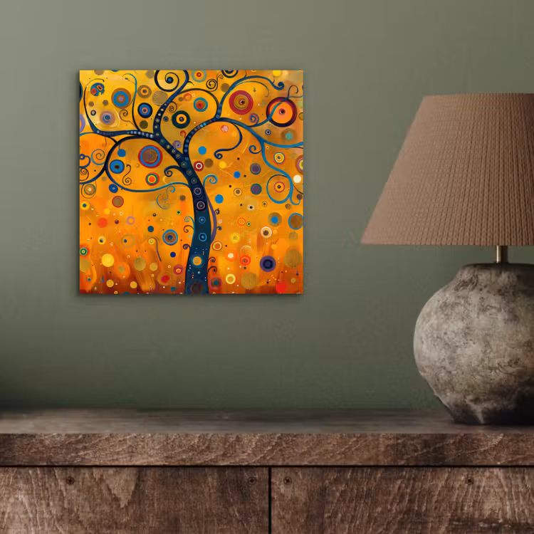 Aluminium schilderij - Abstract - Boom - Levensboom - Modern — 3