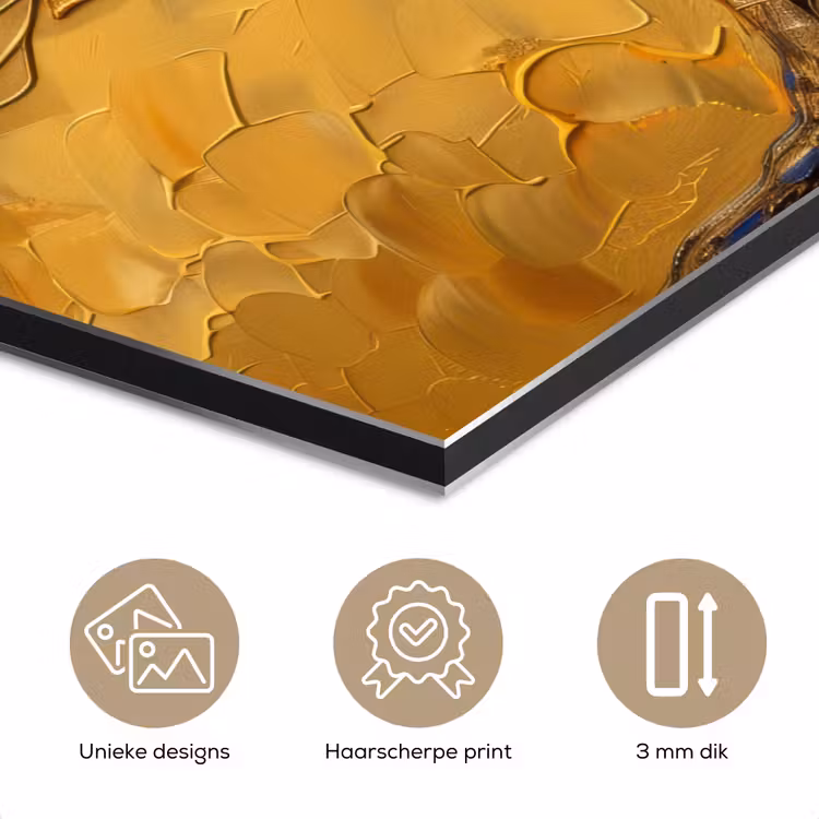 Aluminium schilderij - Goud - Boom - Abstract - Modern — 7