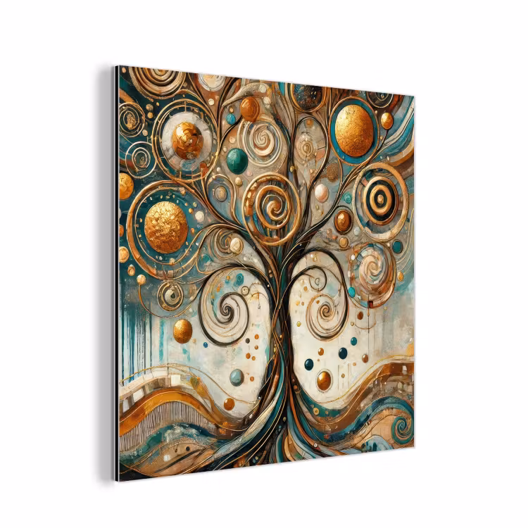 Aluminium schilderij - Levensboom - Boom - Abstract - Modern — 1