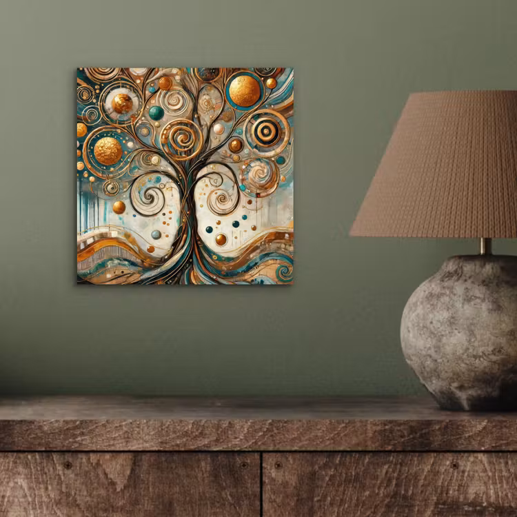 Aluminium schilderij - Levensboom - Boom - Abstract - Modern — 3