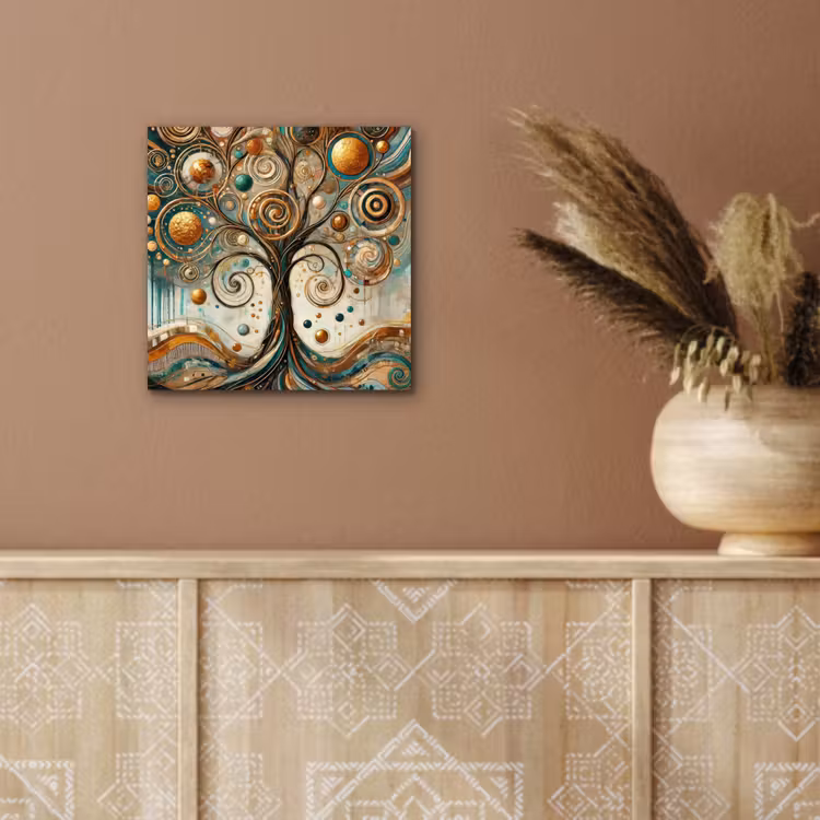 Aluminium schilderij - Levensboom - Boom - Abstract - Modern — 5
