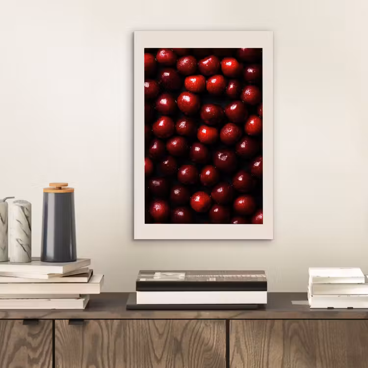 Aluminium schilderij - Kersen - Rood — 2