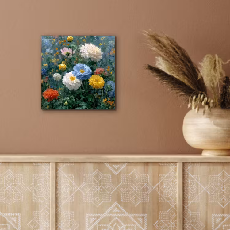 Aluminium schilderij - Close-up - Veld - Bloemen - Kleurrijk — 5
