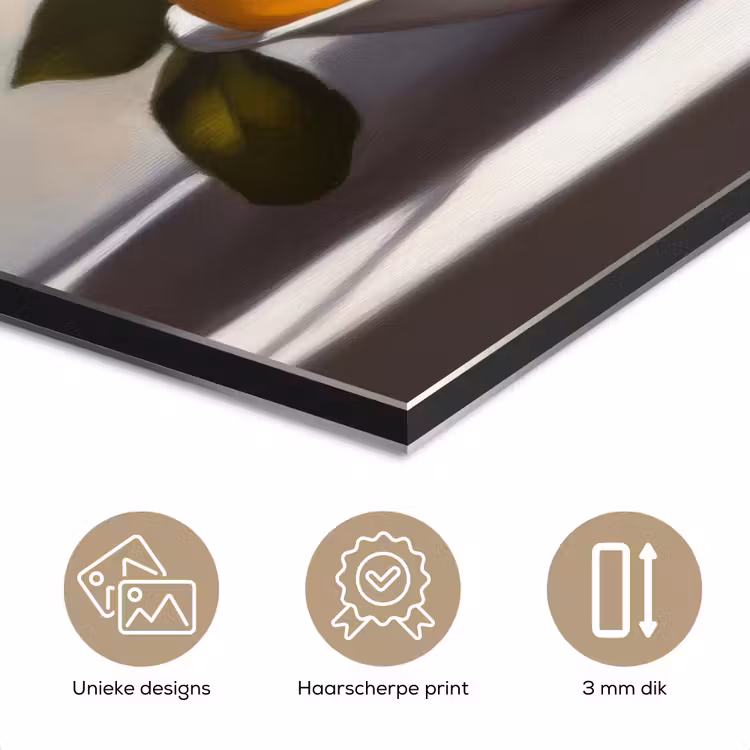 Aluminium schilderij - Citroenen - Stilleven - Geel — 7