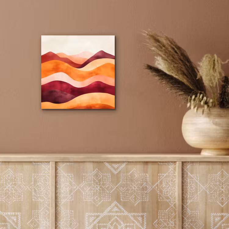Aluminium schilderij - Abstract - Landschap - Golven — 5