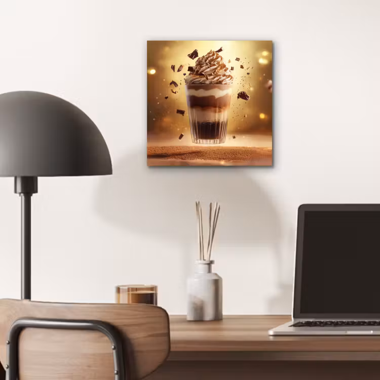 Aluminium schilderij - Dessert - Chocolade - Zoet - Eten — 6
