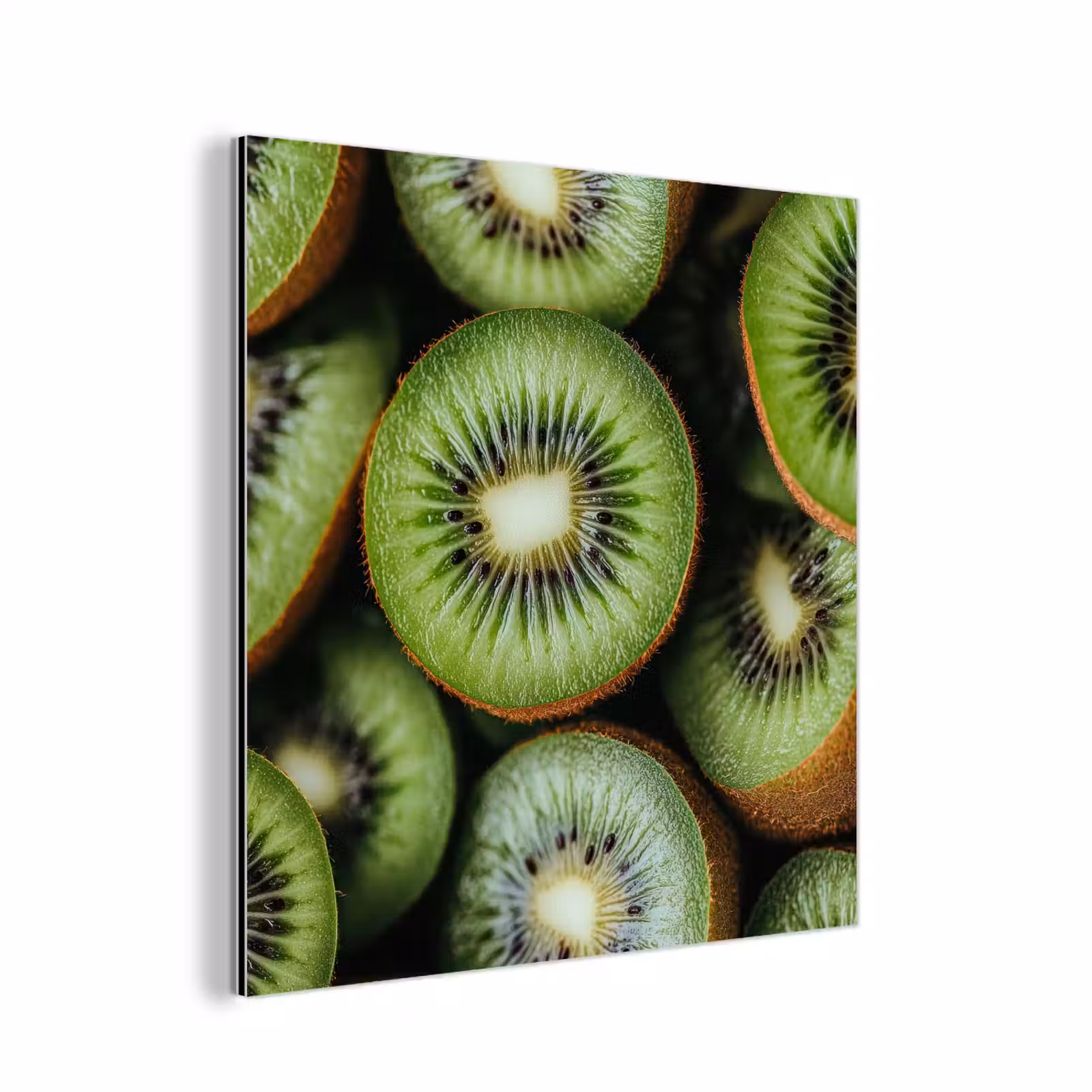 Aluminium schilderij - Kiwi - Fruit - Groen — 1