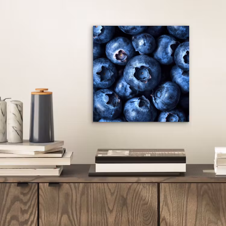 Aluminium schilderij - Bessen - Blauw - Fruit — 2